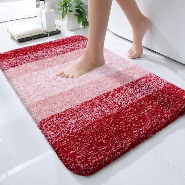 Red Bathroom Rugs