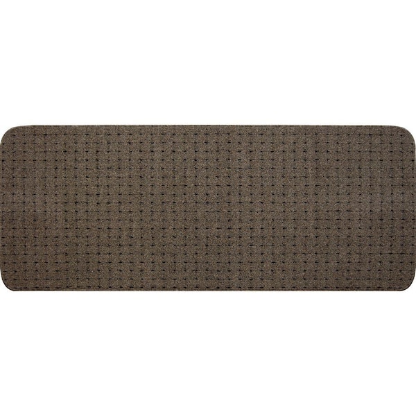Unbranded Pindot Toffee 9 in. x 24 in. Stair Tread Cover