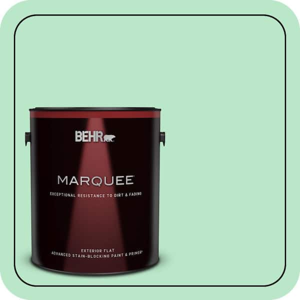 BEHR MARQUEE 1 gal. #460A-3 Canton Jade Flat Exterior Paint & Primer