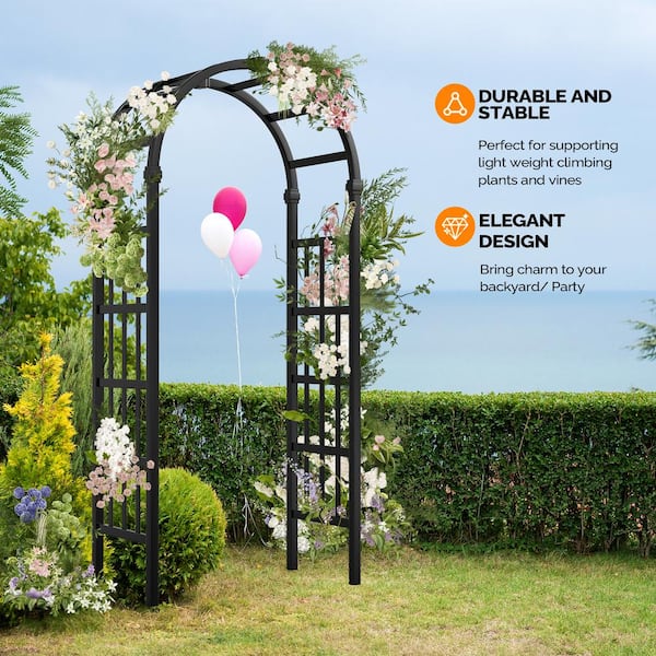 【新品】ベイカーエアー4Ｐbaker 4p（ARBOR outdoor） Winado PVC Arbor 3.28-ft W x 7.19-ft H White Garden Arbor