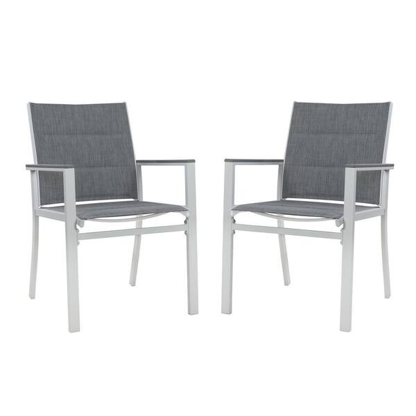 white frame patio chairs