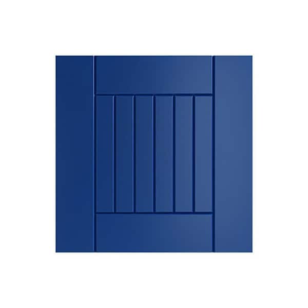 WeatherStrong Daytona 13 in. W x 0.75 in. D x 13 in. H Blue Cabinet Door Sample Reef Blue Matte