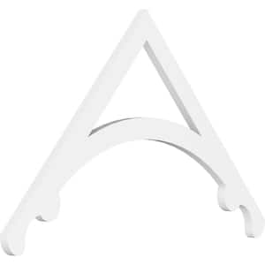 1 in. x 36 in. x 21 in. (14/12) Pitch Legacy Gable Pediment Architectural Grade PVC Moulding