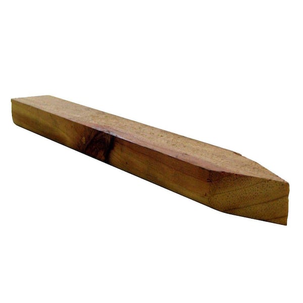 Unbranded Redwood Grade Stakes (40-Piece/Bundle) (Common: 3/4 in. x 1-1/2 in. x 1.5 ft.; Actual: 0.75 in. x 1.5 in. x 18 in.)