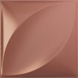 11-7/8"W x 11-7/8"H Malone EnduraWall Decorative 3D Wall Panel, Champagne Pink (Covers 0.98 Sq.Ft.)