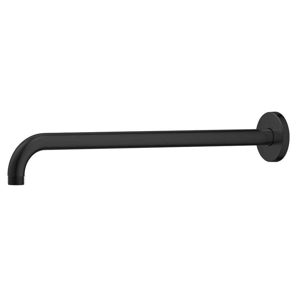 Matte Black Wall Mounted Rain Shower Arm