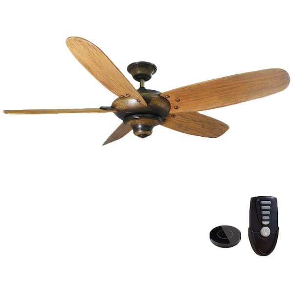 Home Decorators Collection Altura 56 in. Gilded Espresso Wi-Fi Enabled Smart Ceiling Fan with Remote Works with Google Assistant and Alexa