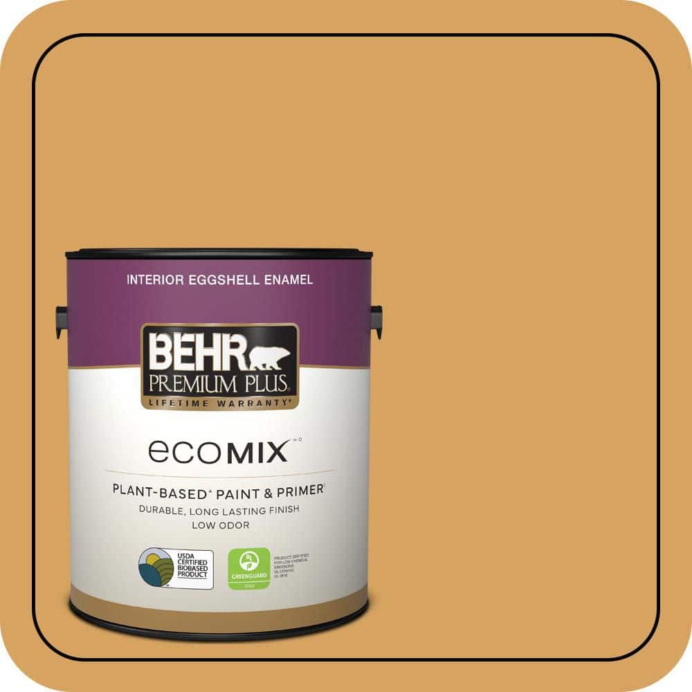1 gal. #MQ4-10 Amber Brew Eggshell Enamel EcoMix Plant-Based Interior Paint & Primer price history on PriceWatchPro