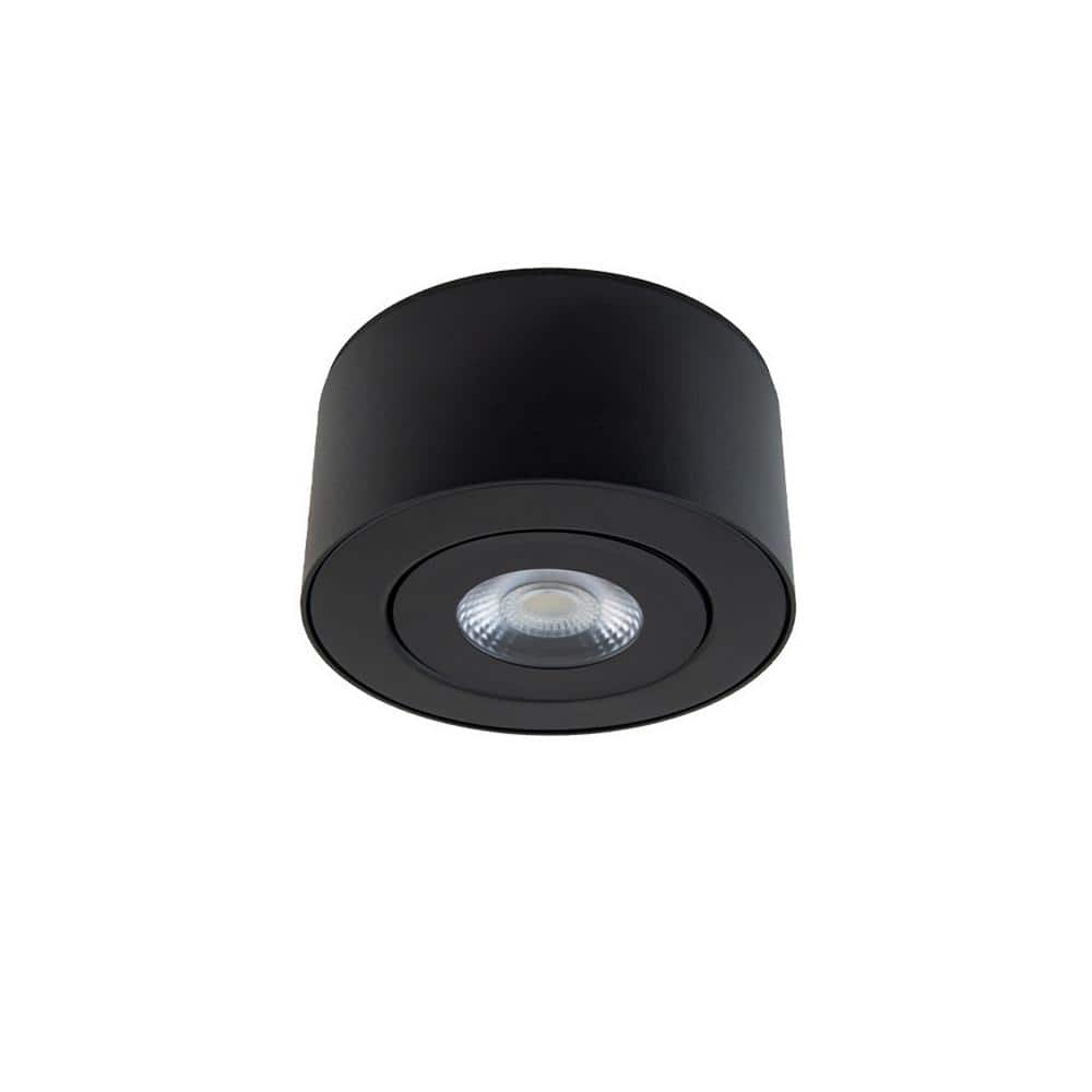 Black Aluminum 5" LED Indoor/Outdoor Flush Mount