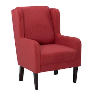 Joni Rust Wingback Accent Chair