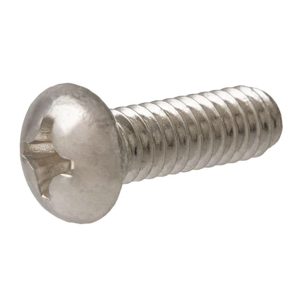 Everbilt #6-32 in. x 1/2 in. Aluminum Combo Round Head Machine Screw (3-Pack)