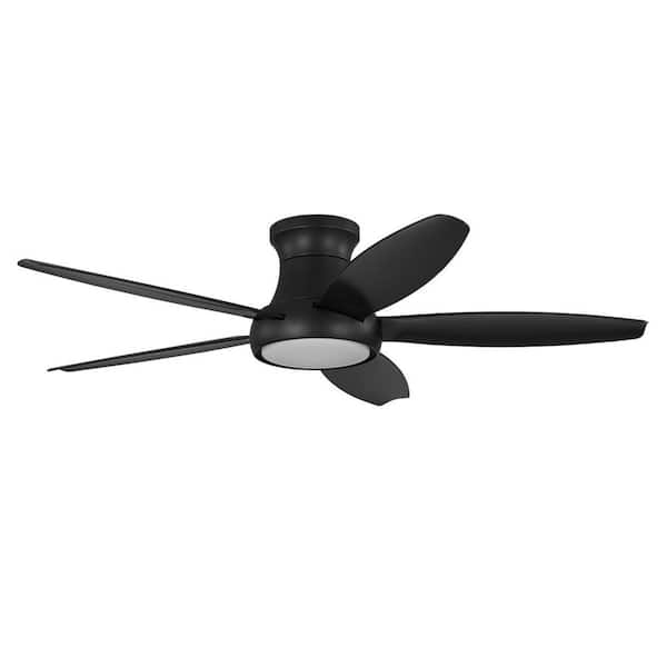 Display-Tamsin 52in LED Ceiling Fan Matte Black