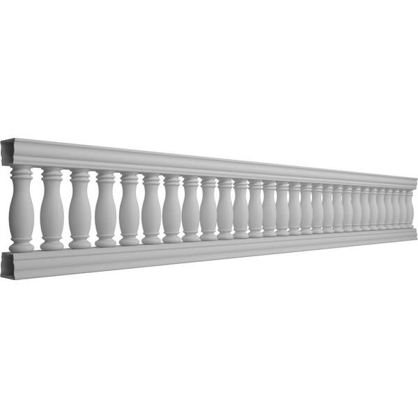 Ekena Millwork Fiberthane Embassy Balustrade 192 in. L x 40 in. H Fiberglass Railing Kit