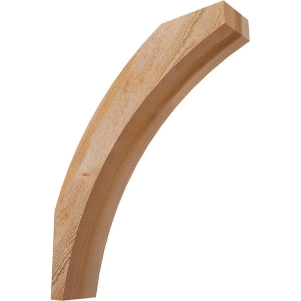 Ekena Millwork 4"W x 18"D x 22"H Thorton Rough Sawn Knee Brace, Western Red Cedar