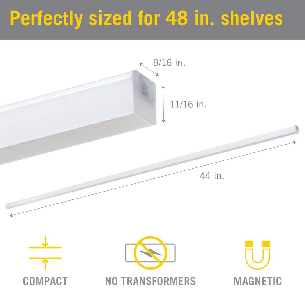 Ultra Slim 44'' Bright White LED Light Bar Set