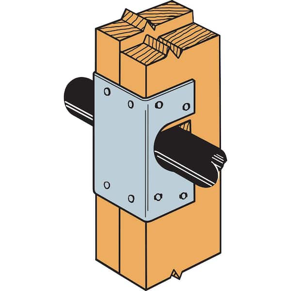 SS 16-Gauge Galvanized Stud Shoe for Double 2x