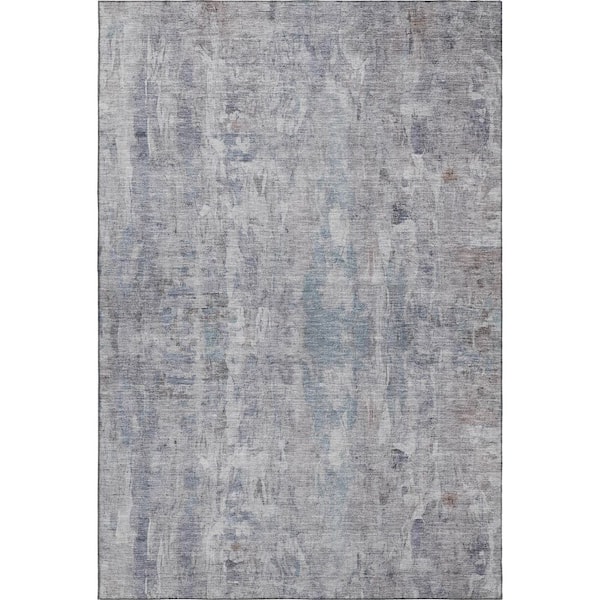 Mayfield Premium Machine Washable Abstract AMF2310 Taupe 3 ft. x 5 ft. Area Rug