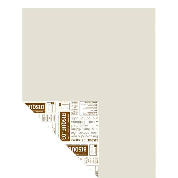 YOLO Colorhouse 12 in. x 16 in. Bisque .03 Pre-Painted Big Chip Sample