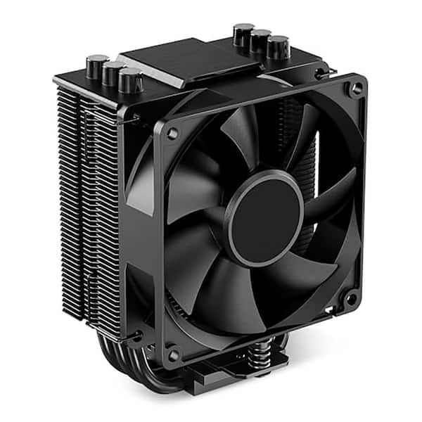 123 mm Height CPU Cooler 3-Direct Contact Heat Pipes 92 mm PWM Fan Mini Air Cooler Black for Intel AMD