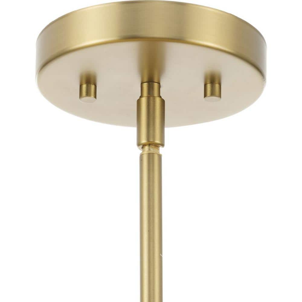 Haas 50'' Brushed Bronze Chandelier with Opal Glass Globes