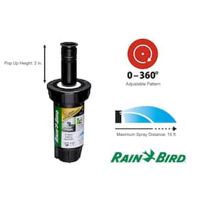 1800 Series 2 in. Pop-Up PRS Sprinkler, 0-360 Degree Pattern, Adjustable 8-15 ft.