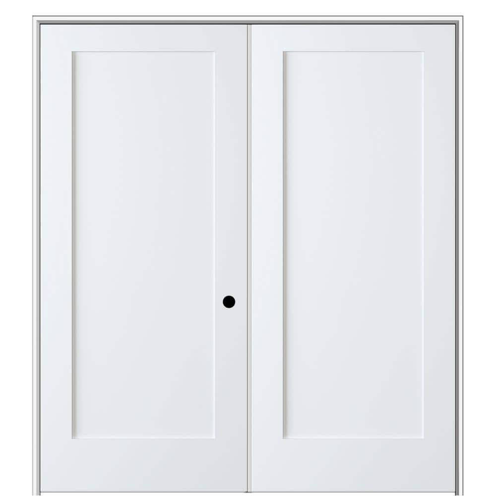 MMI Door Shaker Flat Panel 36 in. x 80 in. Left Hand Solid Core Primed ...