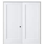 MMI Door Shaker Flat Panel 56 in. x 80 in. Left Hand Solid Core Primed ...