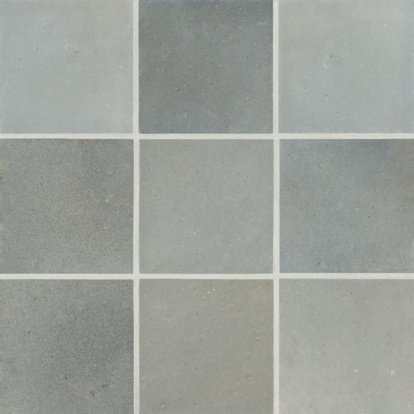 Bedrosians Sample-Celine 4 in. x 5 in. Matte Blue Porcelain Floor Subway Tile