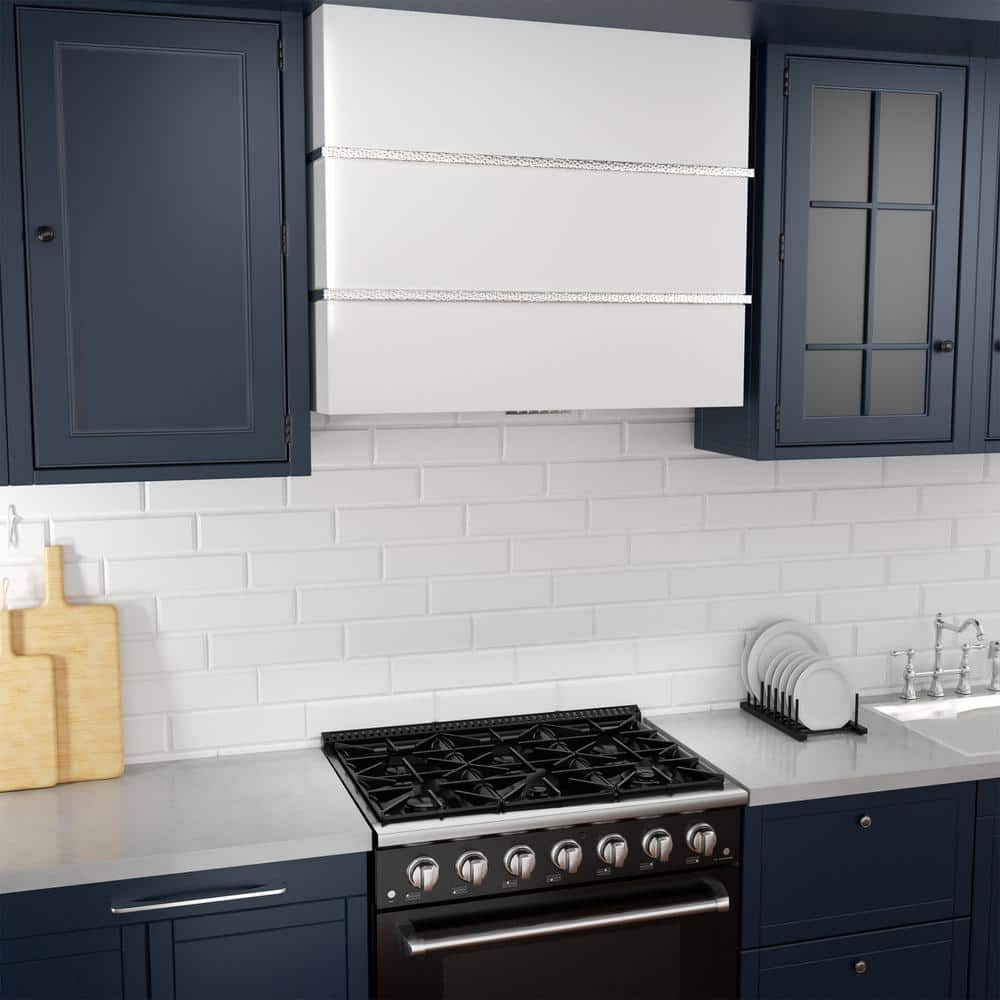 36'' Stainless Steel Wall Mount Range Hood with Charcoal Filter