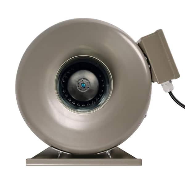 Edendirect Supower 4 in. In-Line Duct Fan 150 CFM Inline Duct Ventilation Fan, HVAC Exhaust Blower for Grow Tent, Water Planting