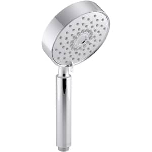 Purist 3-Spray 5 in. Triple Wall Mount Handheld Shower Head in Polished Chrome