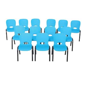 Blue Stacking Kids Chair (Set of 13)