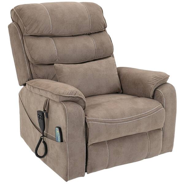 Kinwell Camel Multifunction Full Lay Flat Infinite Positions Lift Massage Recliner With Lumbar 6647