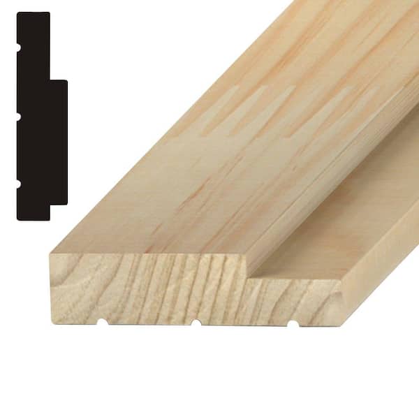 Kelleher 1-1/2 in. x 5-1/2 in. x 3 ft. 6 in. Mahogany Exterior Frame Head Moulding