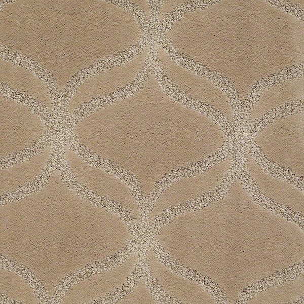 Kensington - Antelope - Brown 42.1 oz. Nylon Pattern Installed Carpet