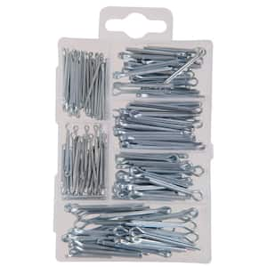 Zinc Cotter Pin Assorted Kit (180-Pack)