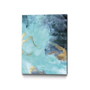 11 in. x 14 in. "Gold Under the Sea II" by Eva Watts Wall Art