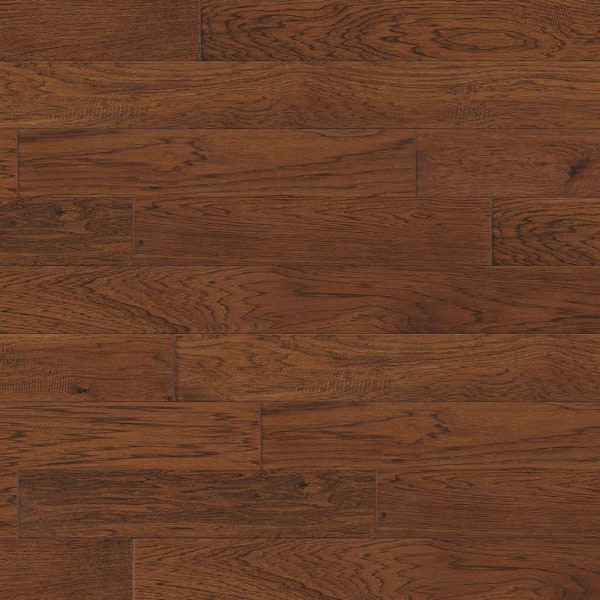 SELKIRK FLOORS Vintage Hickory 7/16 in. T x 5 in. W Click Lock Hand Scraped Engineered Hardwood Flooring (25.83 sq.ft./case)