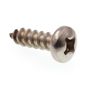 Everbilt #12 x 3/4 in. Phillips Flat Head Stainless Steel Wood Screw  (2-Pack) 810378 - The Home Depot