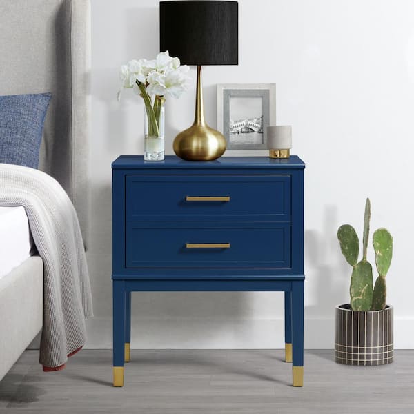 Picket House Furnishings Brody 28 in. H x 24 in. W x 16 in. D Side Table in Navy
