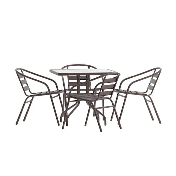 Carnegy Avenue 5-Piece Square Outdoor Dining Set