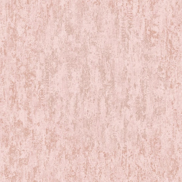 Walls Republic WeatheRed Metallic Wallpaper Metallic Pink Paper Strippable Roll (Covers 57 sq. ft.)
