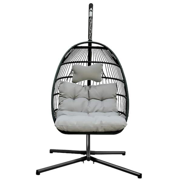 grey egg chair
