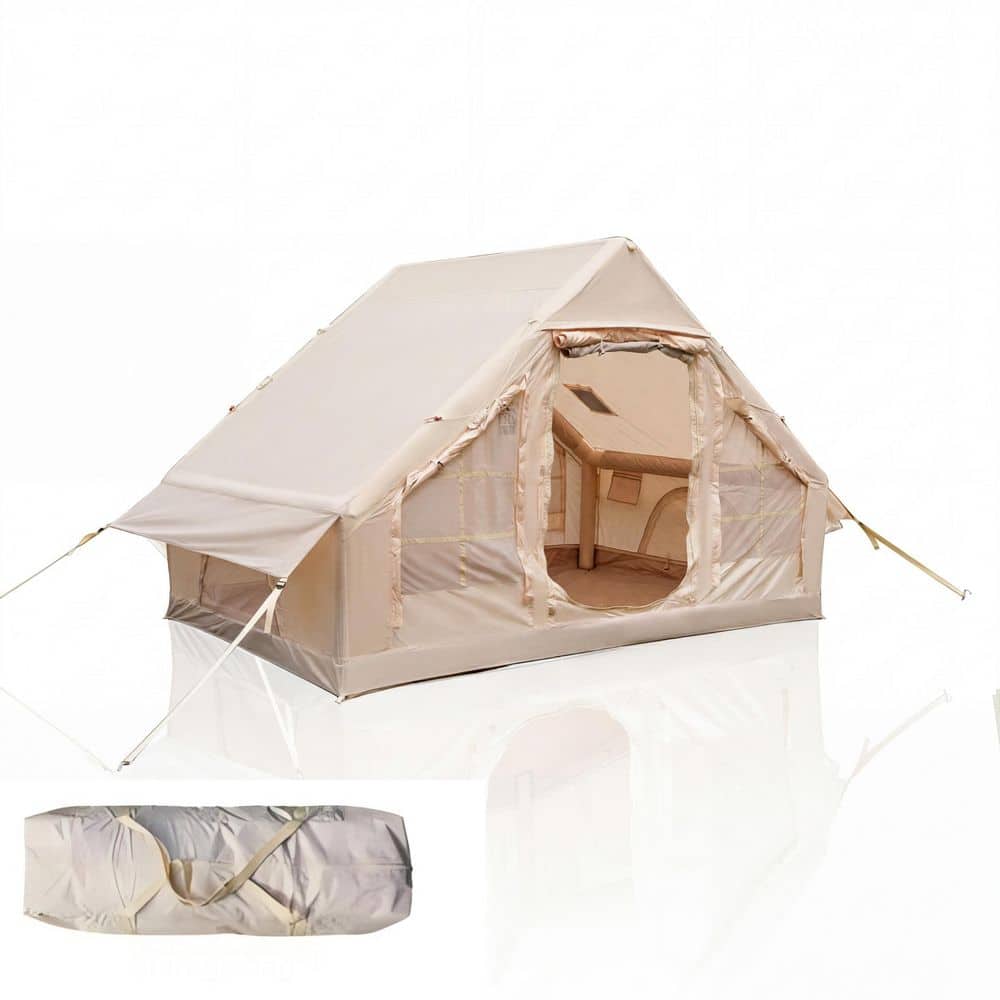 DENISLAWN 7 ft. x 10 ft. Beige 4 Season Oxford Inflatable Camping