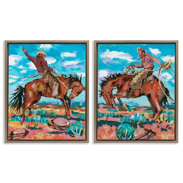 Stupell Industries Rustic Cowboys in Desert by Melissa Wang 2