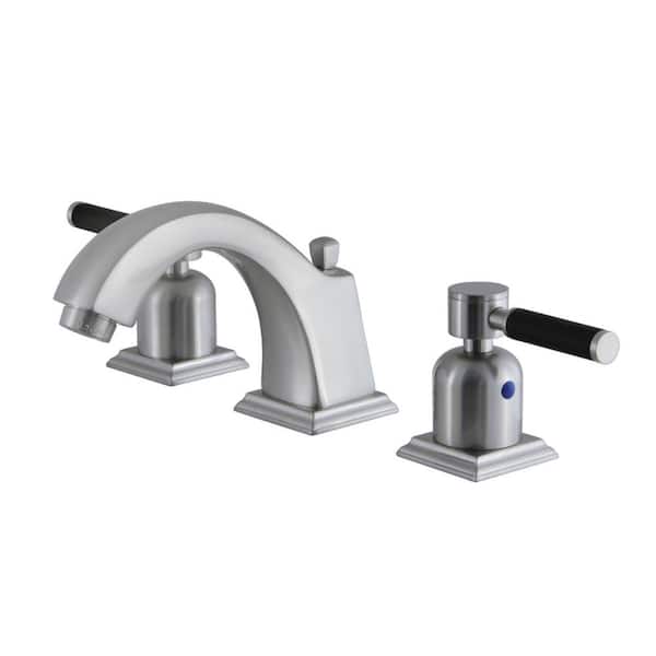 Ingres 8 in. Widespread 2-Handle High-Arc Bathroom Faucet in Brushed Nickel