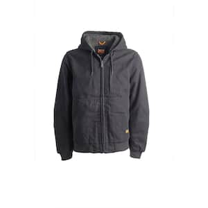 Timberland PRO Gritman Men's Large Jet Black Lined Canvas Hooded