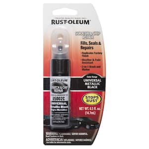 Rust-Oleum Automotive 0.5 oz. Universal Metallic Black Scratch & Chip Repair Marker (6-Pack), Black Metallic