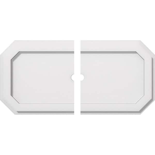 1 in. x 22 in. x 11 in. PVC Medallion Moulding