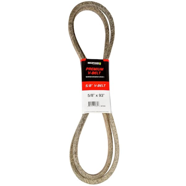 MaxPower 5/8 in. x 93 in. Premium V-Belt 347638 - The Home Depot